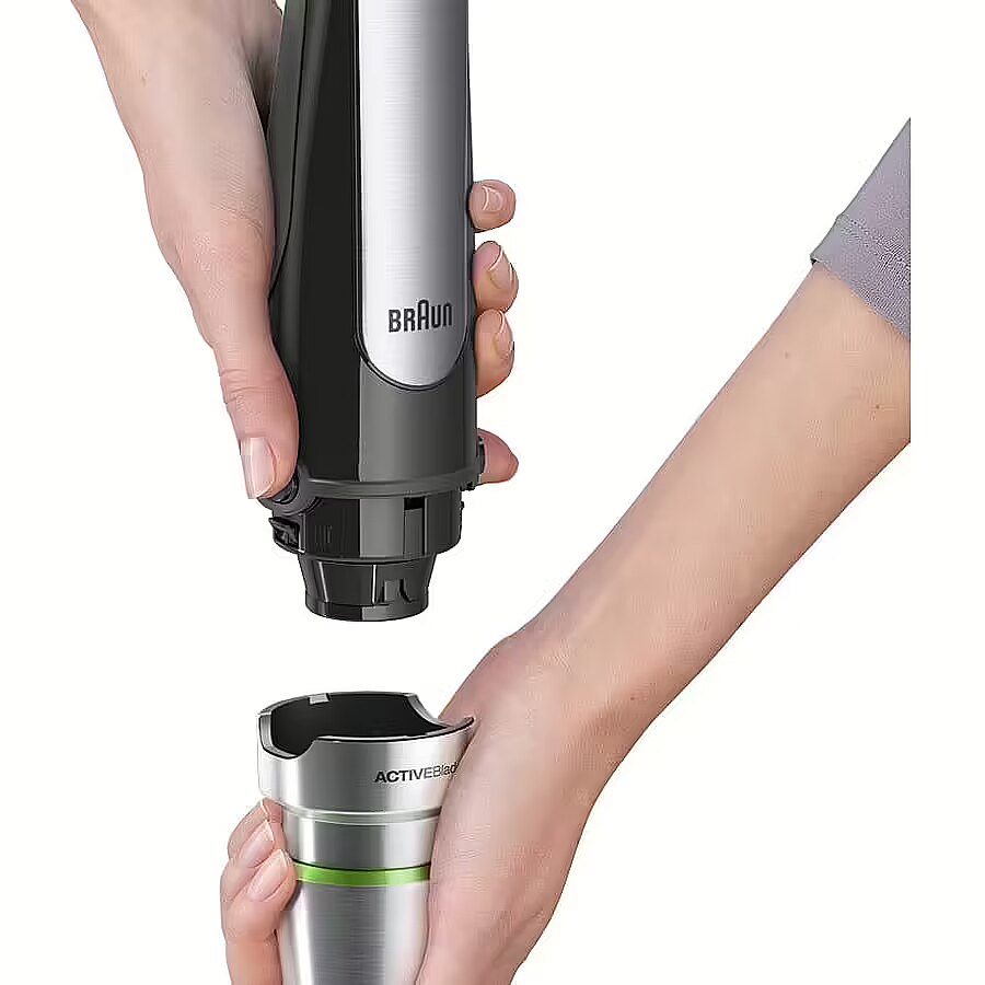 Braun hand blender set MultiQuick 7 Black Stainless steel MQ 7087
