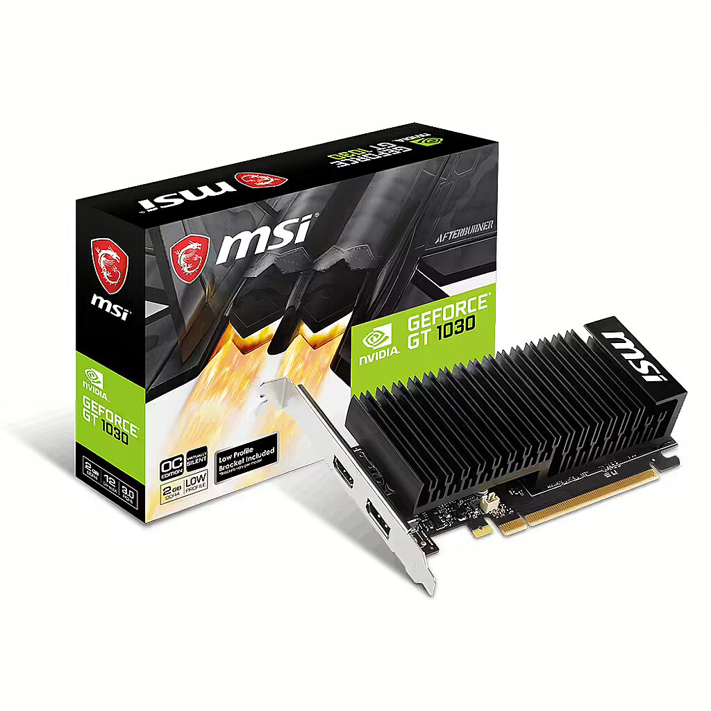 MSI GeForce GT 1030 2GB DDR4 LP OC GEFORCE GT 1030 2GHD4 LP OC