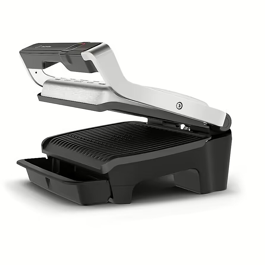 Tefal OptiGrill Elite Stainless steel Black GC750D