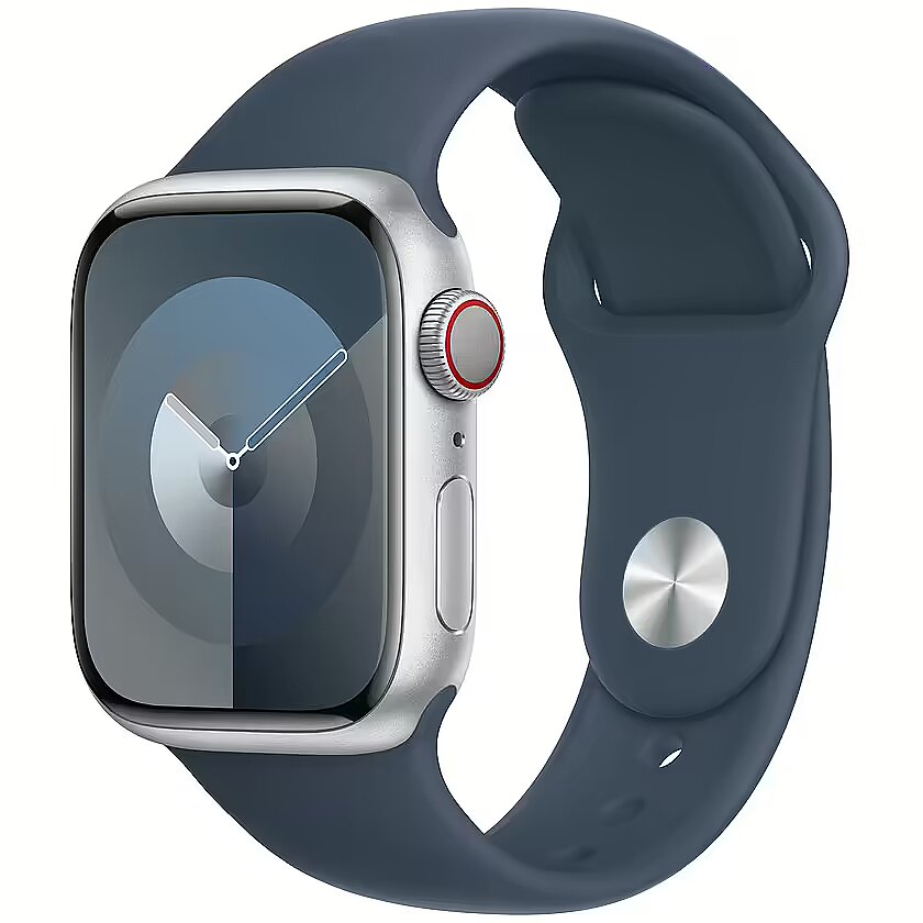 Apple Watch SE 2022 GPS Cellular Storm Blue Sport Band S M 40mm MRGJ3QP A