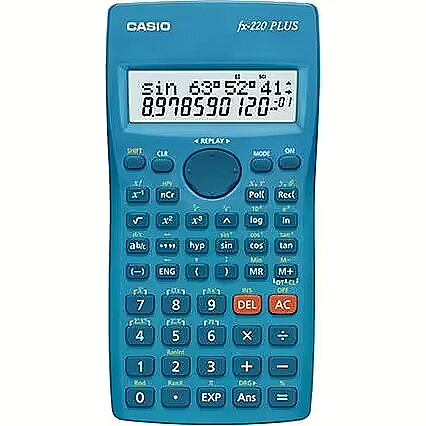 Blue casio scientific calculator 2025