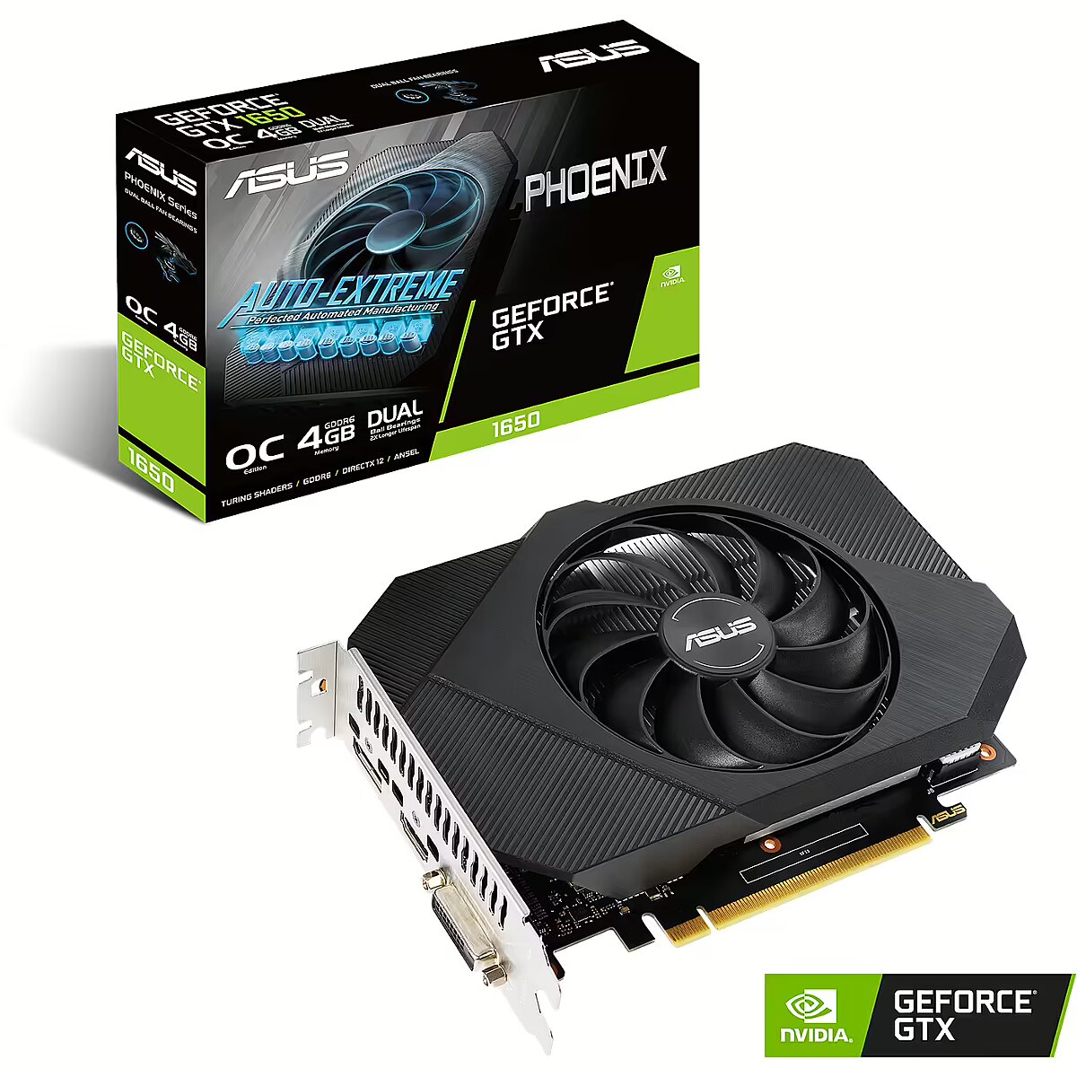 Asus GeForce GTX 1650 4GB GDDR6 Phoenix OC P PH GTX1650 O4GD6 P