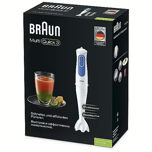 Braun MultiQuick 3 White Blue MQ 3000