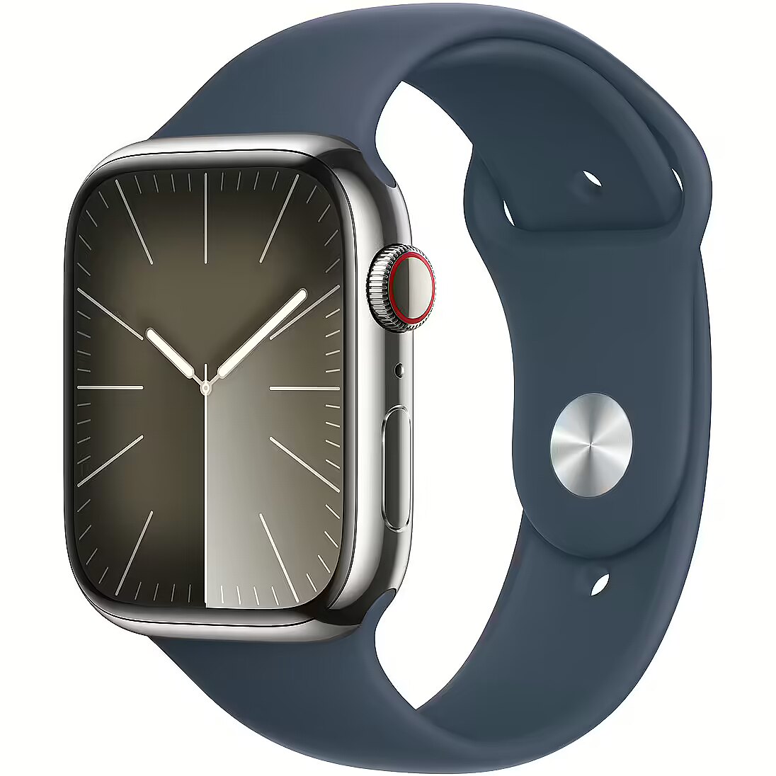 Apple Watch Series 9 GPS Cellular Storm Blue Sport Band S M 45mm MRMN3QP A