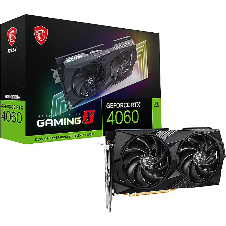 MSI GeForce RTX 4060 8GB GDDR6 GAMING X DLSS 3 GeForce RTX 4060 GAMING X 8G