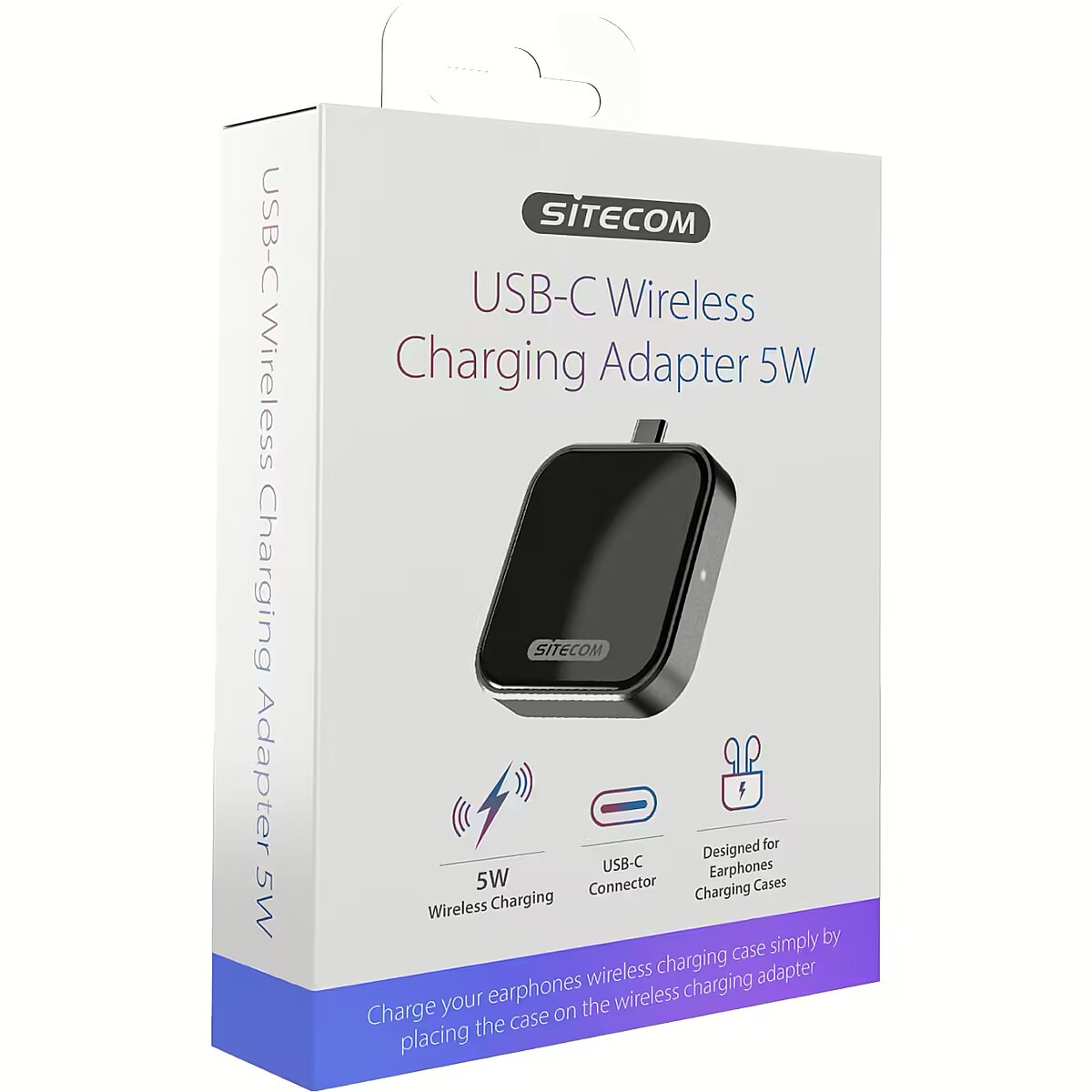 Sitecom Wireless Charging Adapter 5W Black CH 007