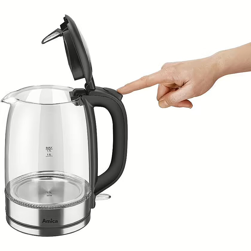 Amica KD2050 Glass Silver 1194222