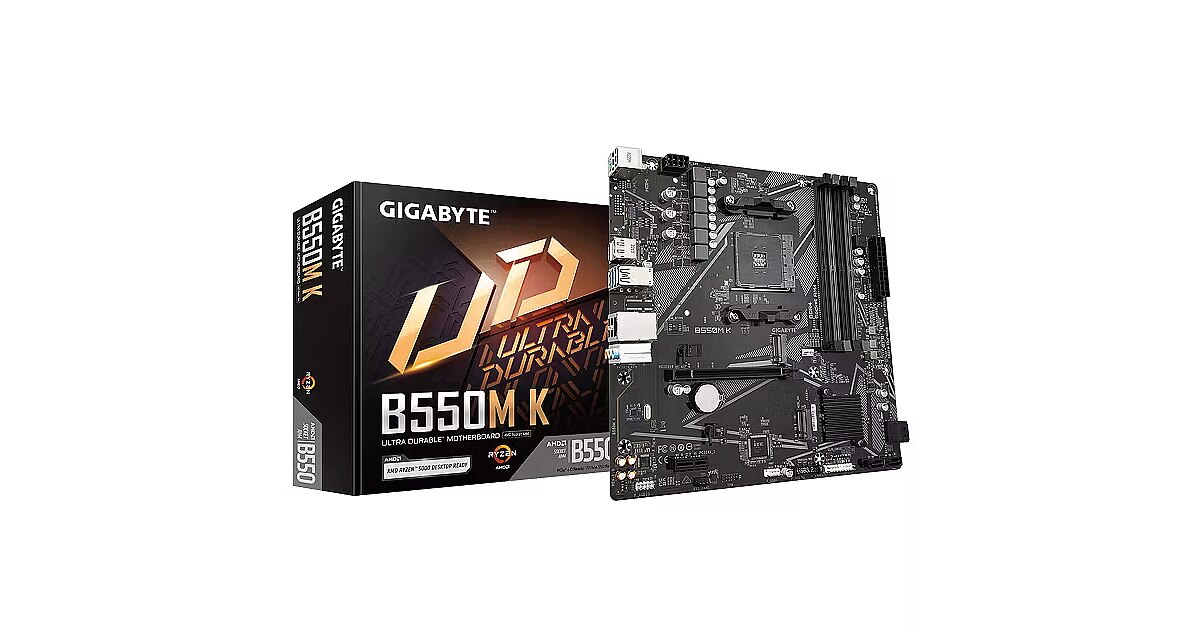 GIGABYTE B550M K DDR4 16GB セット Amazon.com: GIGABYTE B550M K Motherboard, Supports AMD AM4