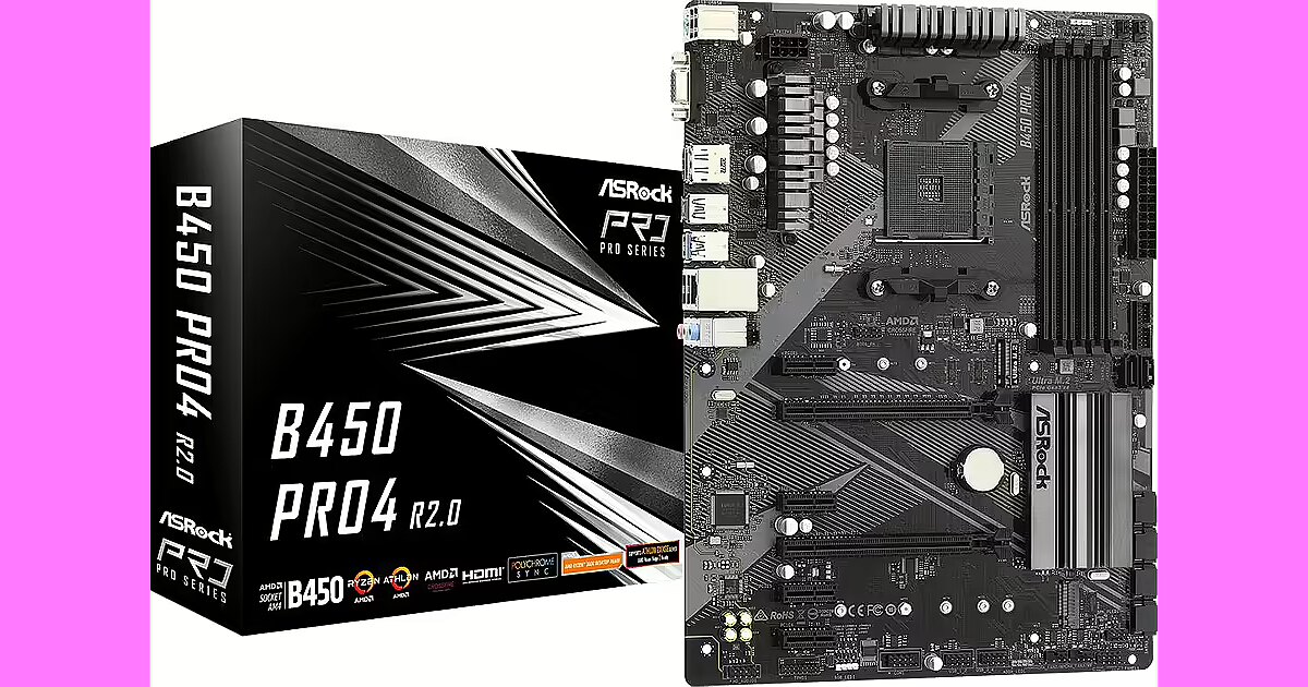 Micro Atx Asrock B450 Pro4 Drivers Windows 10 Buy ASRock B450M - Main Image