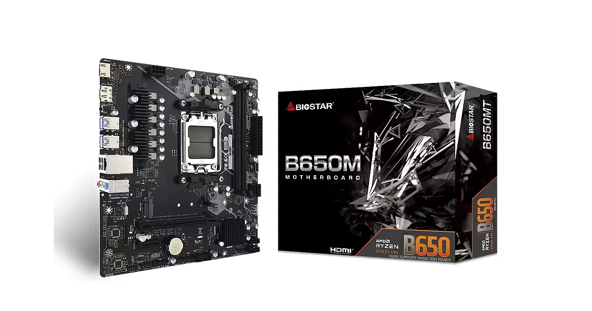 BIOSTAR B550MT(未使用品) + DDR4 64GB メモリ(中古) RGB DDR4 GAMING X 8GBx2 3200MHz｜BIOSTAR｜株式会社アユート