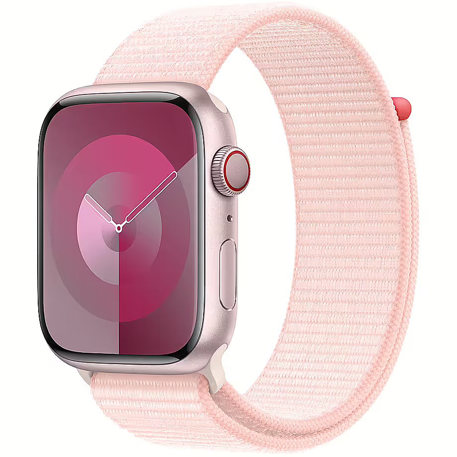 Apple Watch Series 9 GPS Aluminum Light Pink Sport Loop 45mm MR9J3QF A