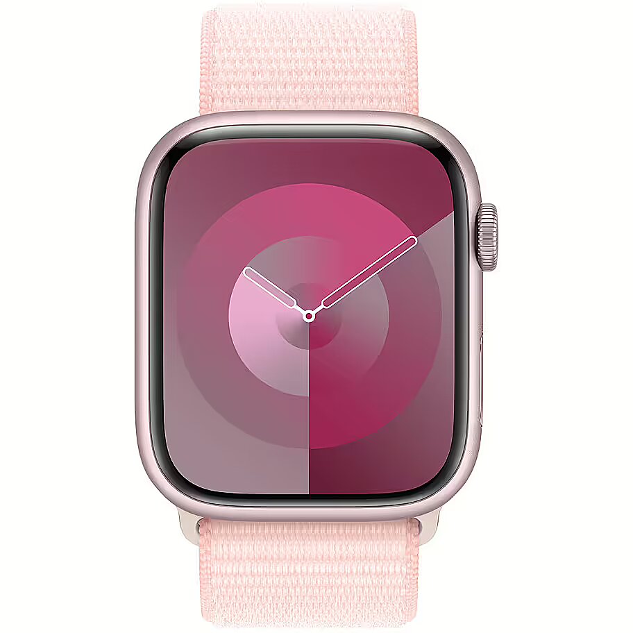 Apple Watch Series 9 GPS Aluminum Light Pink Sport Loop 45mm MR9J3QF A
