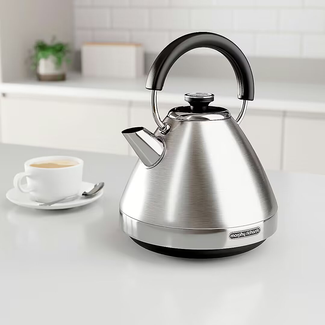 Morphy richards silver kettle shop