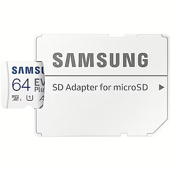 Samsung microSDXC EVO Plus 2021 64GB Class 10 Adapter MB MC64KA EU