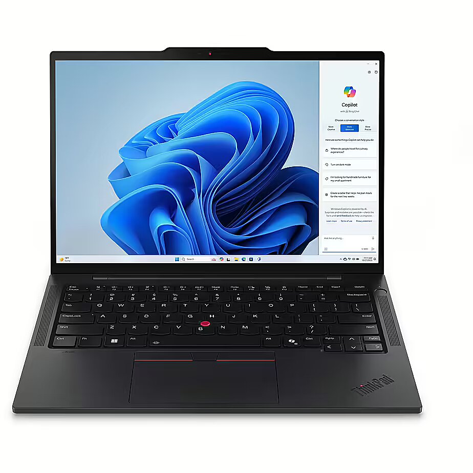 Lenovo ThinkPad T14s Gen 5 Black 14 WUXGA Low Power IPS Core Ultra 7 155U 32GB 1TB Opal2 SSD Windows 11 Pro 21LS002VMH