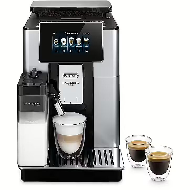 DeLonghi PrimaDonna Soul 610.55 ECAM Silver Black ECAM610.55.SB