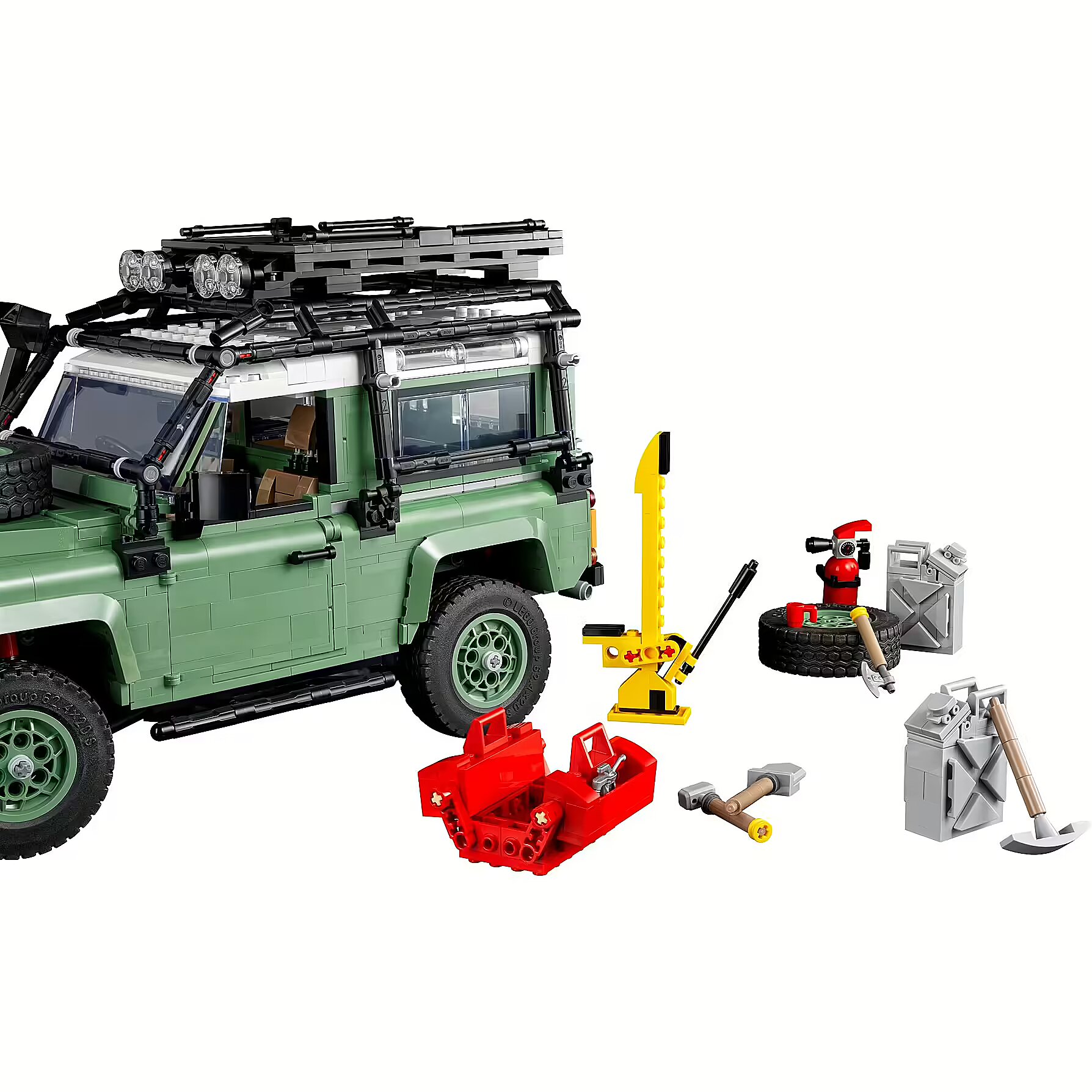 Lego land rover defender accessories 2025