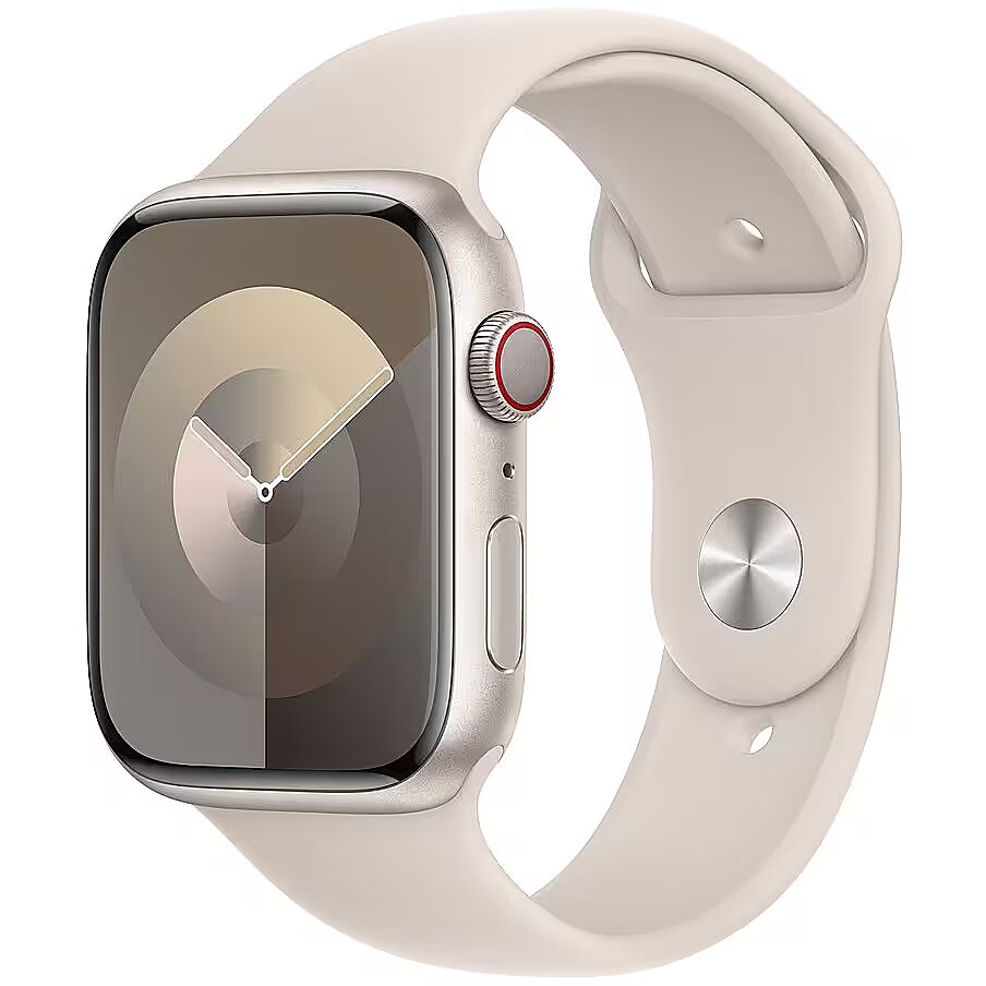 Apple Watch SE 2022 GPS Cellular Starlight Sport Band M L 44mm MRGX3QF A