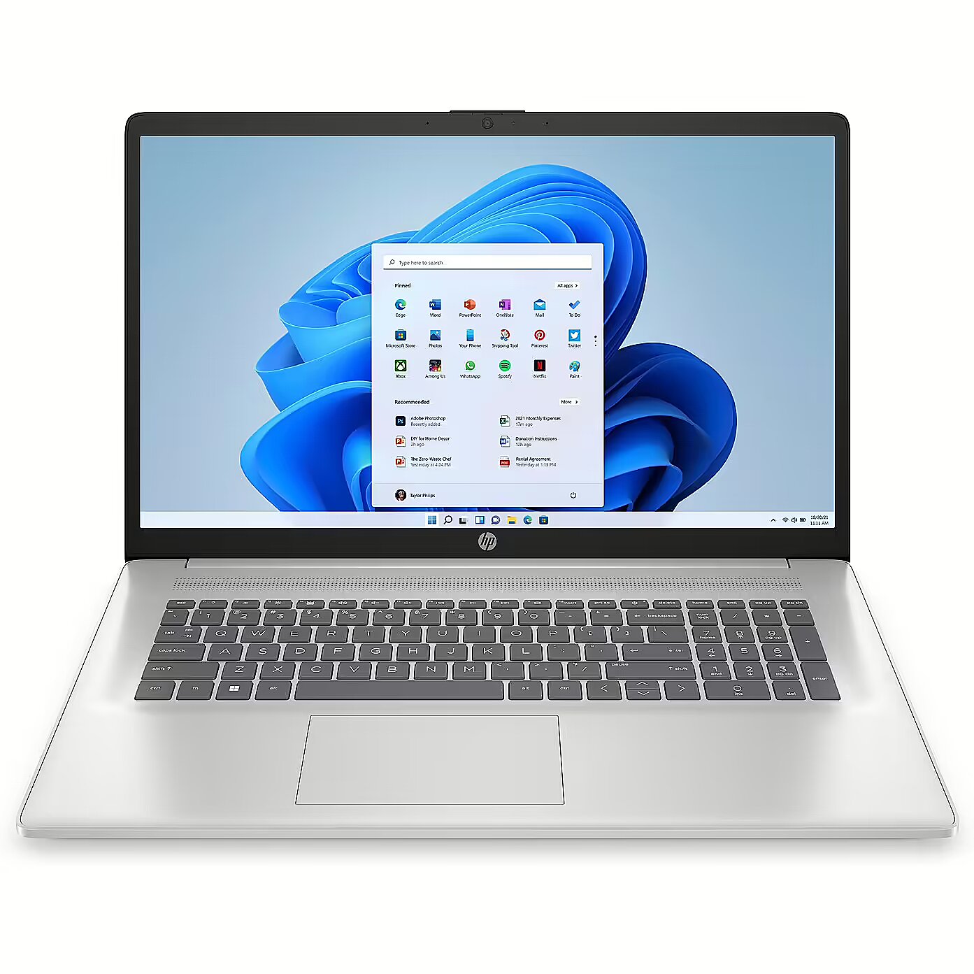 Hewlett Packard Laptop 17 cp2065nw Silver 17.3 FHD IPS Ryzen 3 7320U 8GB 512GB SSD Windows 11 Home 9R868EA
