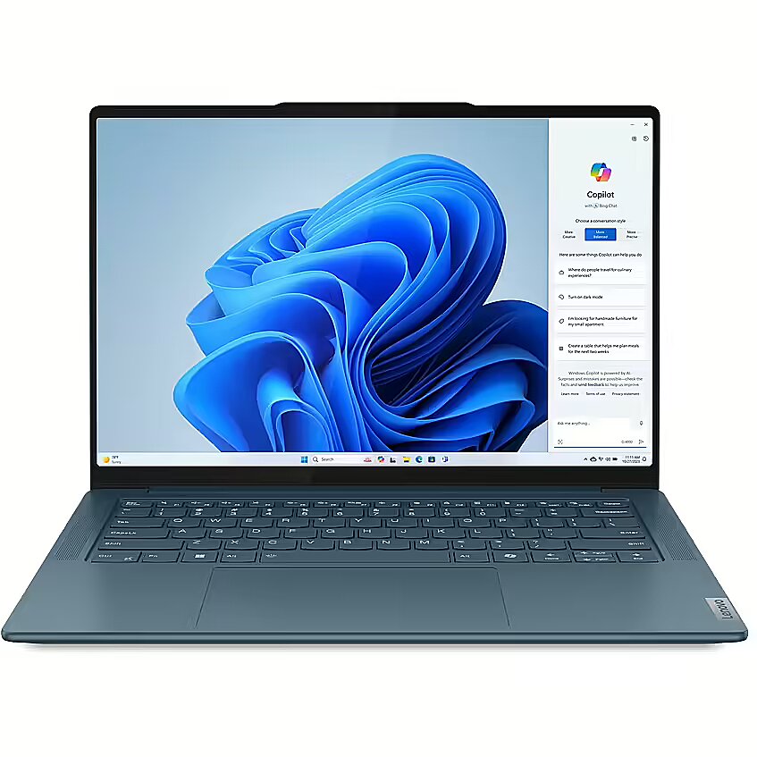 Lenovo Yoga Pro 7 14IMH9 Tidal Teal 14.5 2.8K OLED 120Hz Core Ultra 7 155H 16GB 1TB SSD GeForce RTX 4050 6GB DLSS 3 Windows 11 Home 83E20058LT