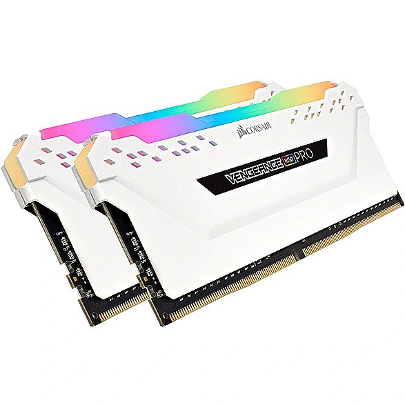 Corsair Vengeance RGB Pro White DDR4 16GB 3600MHz CL18 Kit of 2 CMW16GX4M2C3600C18W