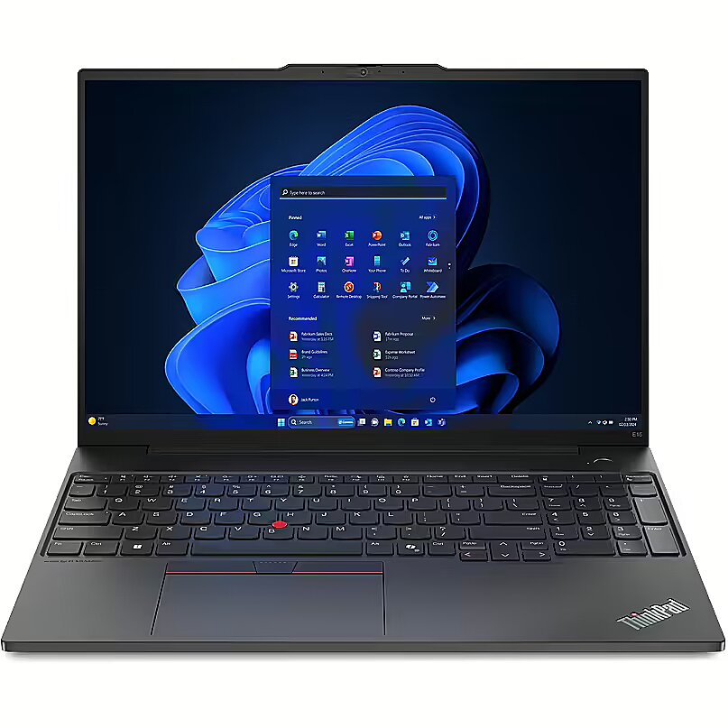 Lenovo NOR ThinkPad E16 Gen 2 Black 16 WUXGA IPS Ryzen 7 7735HS 16GB 512GB SSD Windows 11 Pro Nordic 21M50024MX