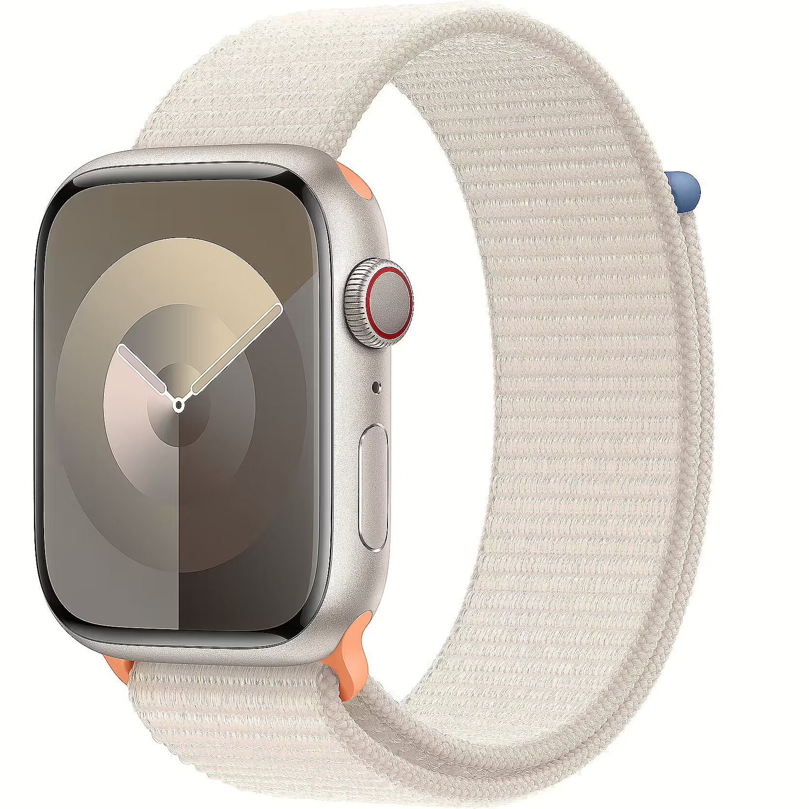 Apple Watch Series 9 GPS Aluminum Sport Loop Starlight 45mm MR983QF A