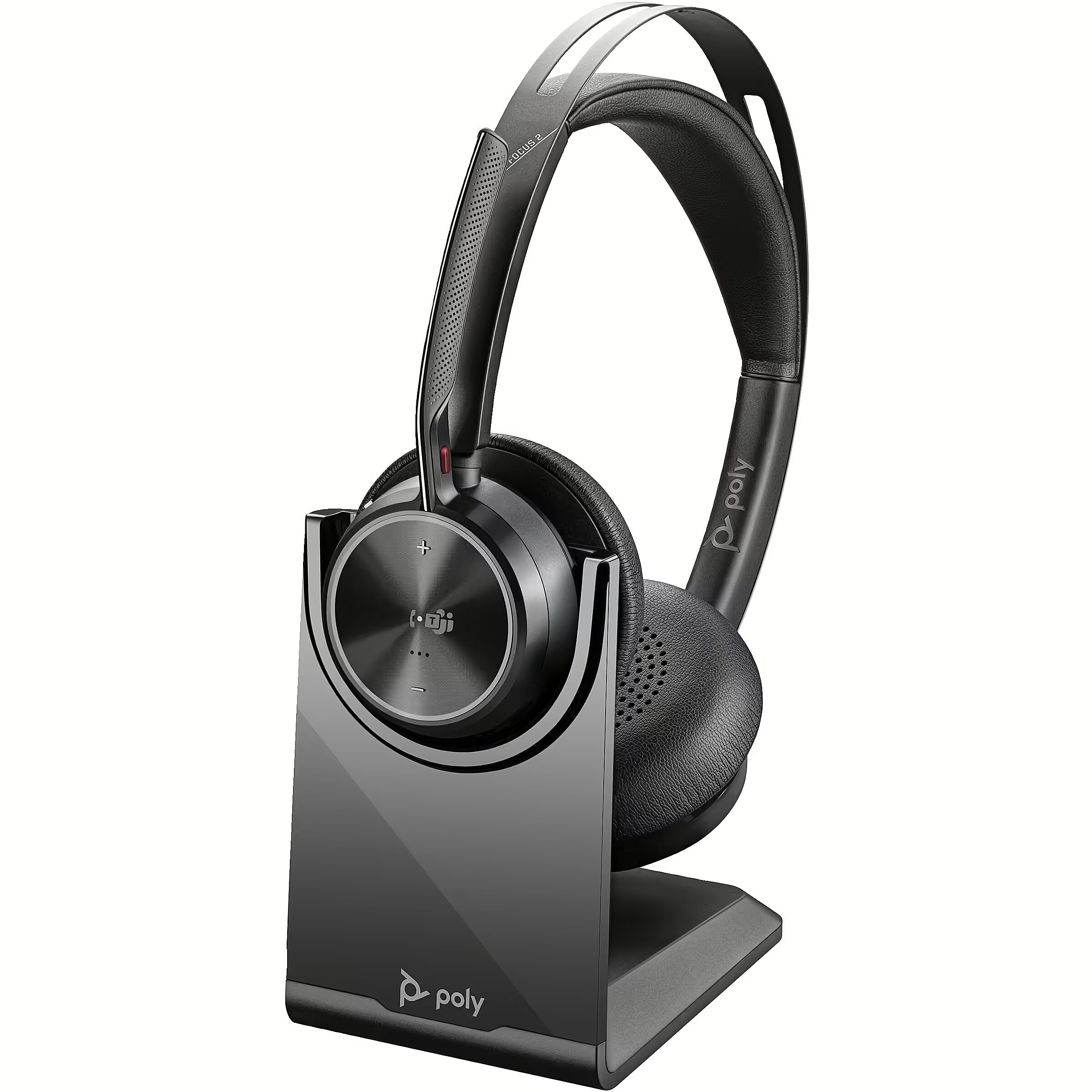 Hewlett Packard Poly Voyager Focus 2 Microsoft Teams Certified with charge stand Headset 77Y87AA