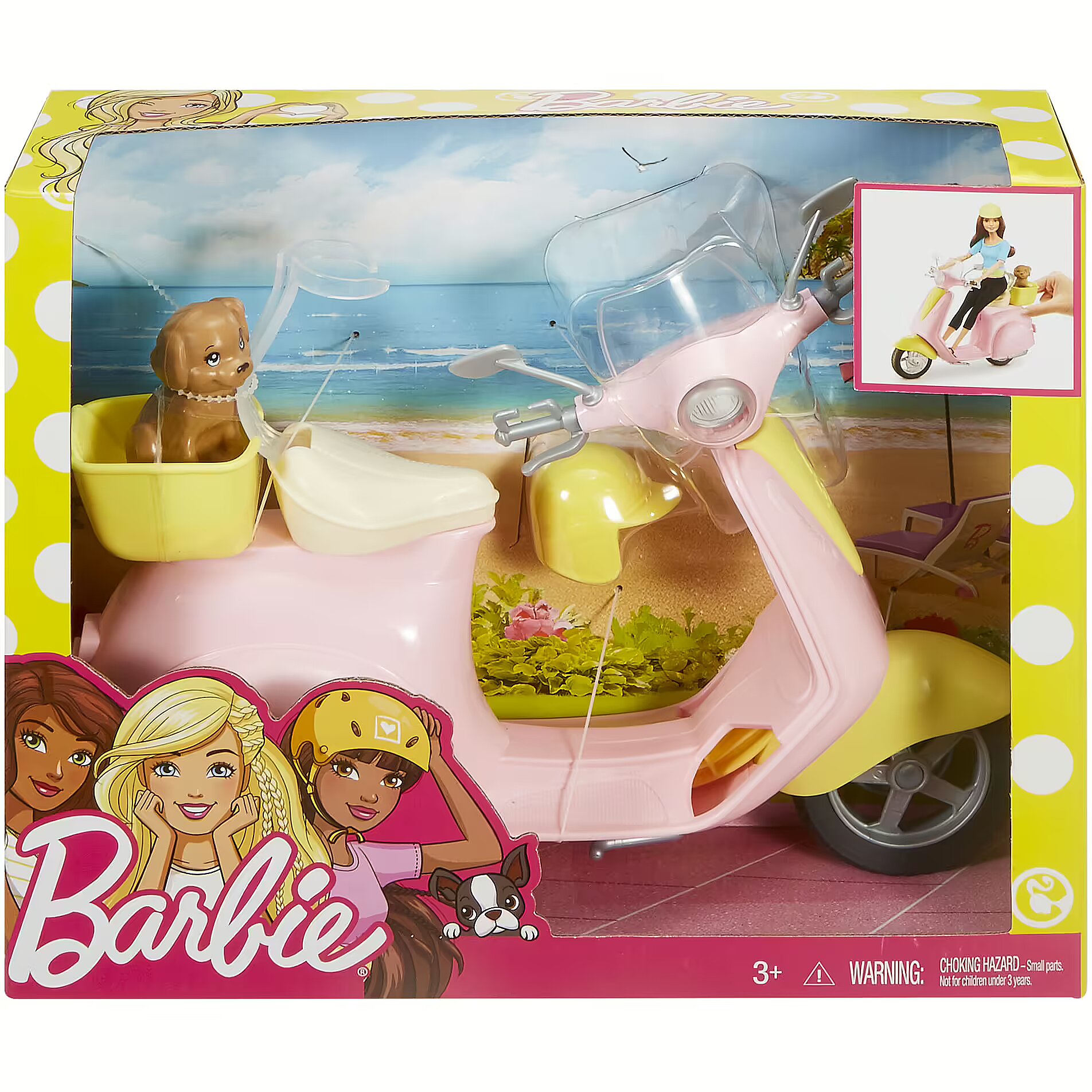 Mattel Barbie Scooter FRP56