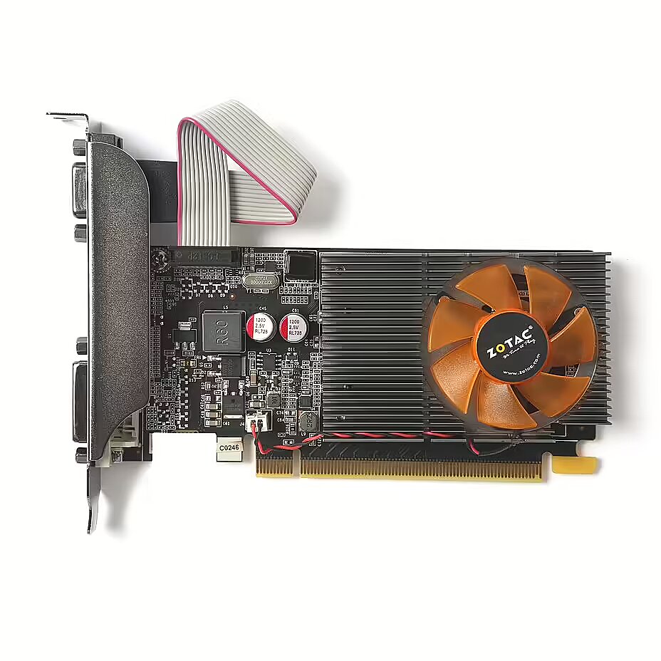 Zotac GeForce GT 730 2GB DDR3 Low Profile Fan Edition ZT 71310 10L