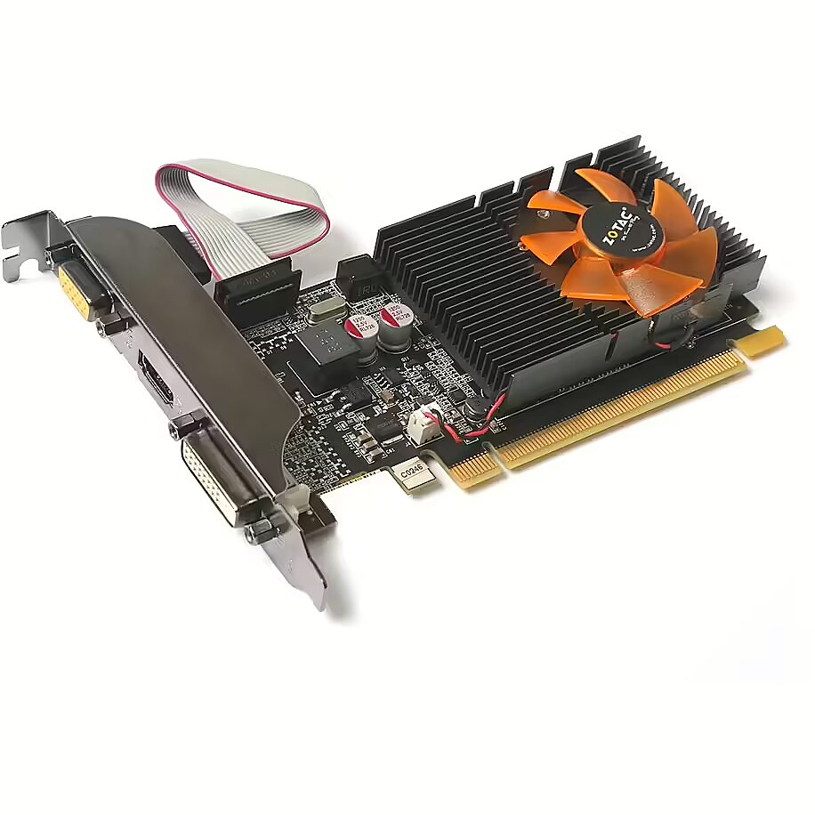 Zotac GeForce GT 730 2GB DDR3 Low Profile Fan Edition ZT 71310 10L