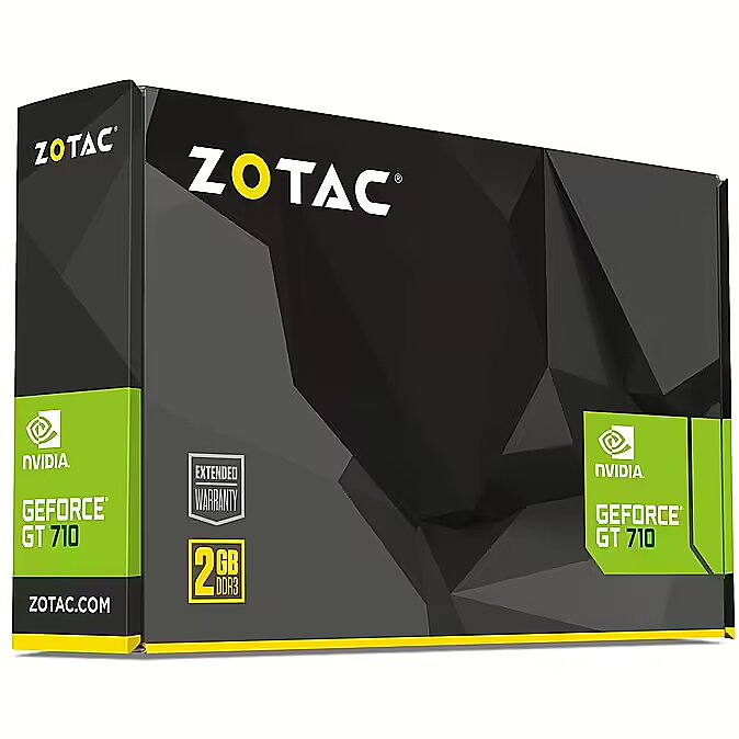 Zotac GeForce GT 730 2GB DDR3 Low Profile Fan Edition ZT 71310 10L