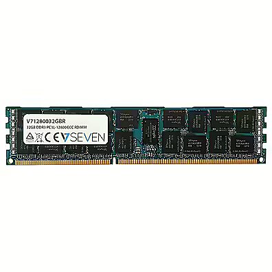 V7 32GB DDR3 1600MHZ CL11 Single Stick ECC V71280032GBR