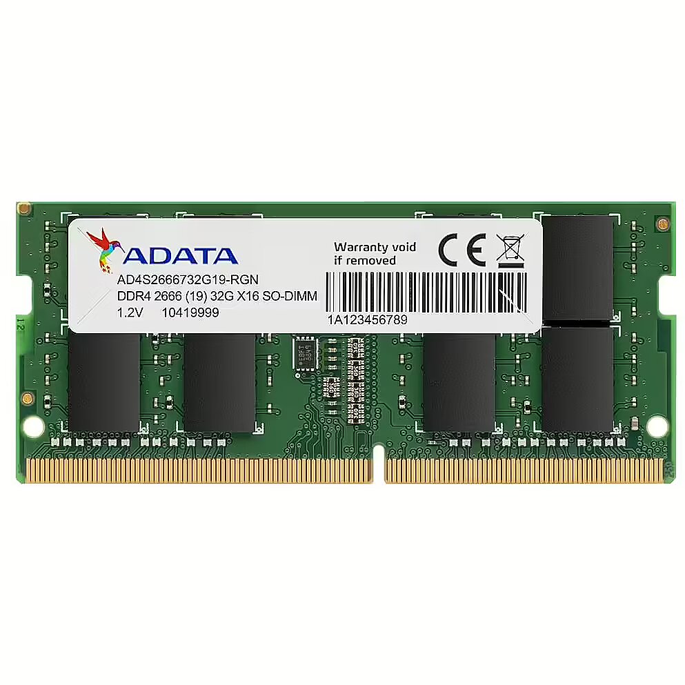 ADATA Premier SODIMM DDR4 32GB 3200MHz CL22 Single Stick AD4S320032G22 SGN
