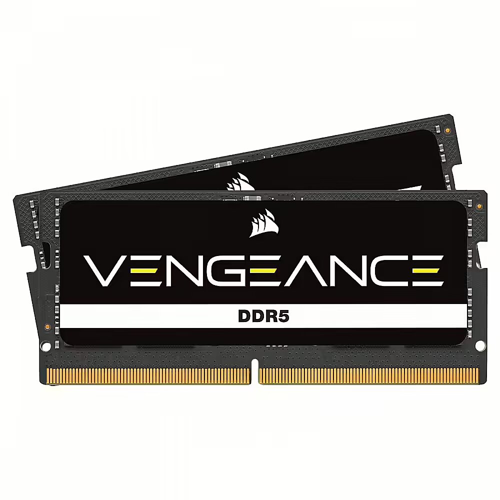 Corsair Vengeance Black SODIMM DDR5 64GB 4800MHz CL40 Kit of 2 CMSX64GX5M2A4800C40