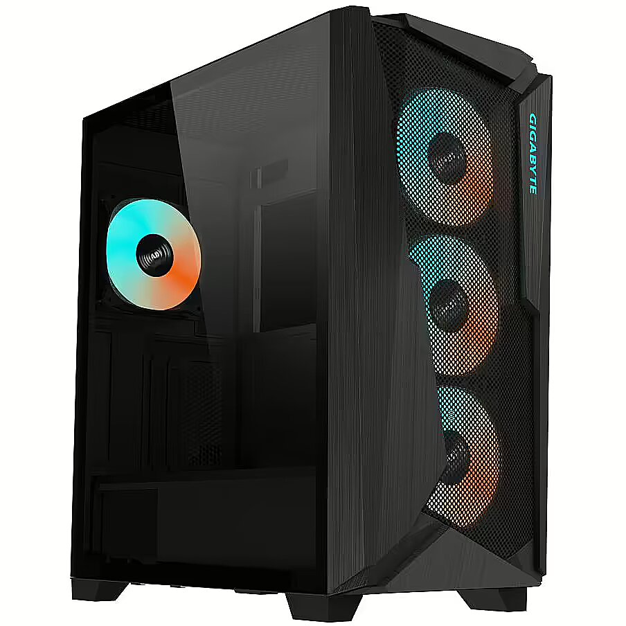 Gigabyte C301, Tempered Glass, Black (GB-C301G)