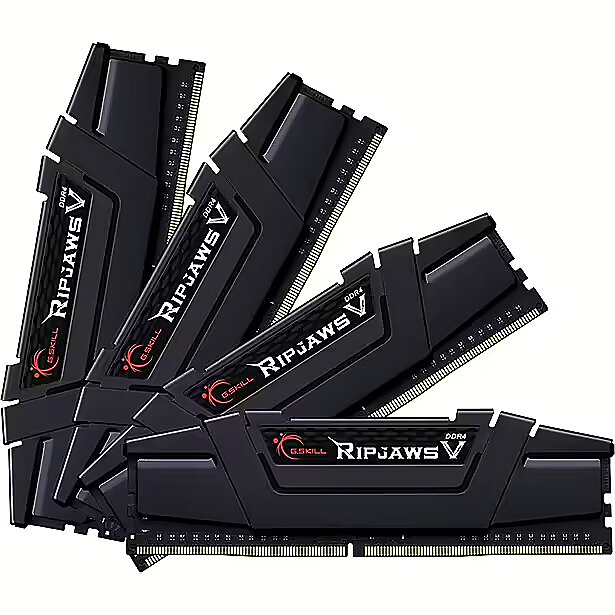 G.SKILL Ripjaws V Black DDR4 128GB 2666MHz CL18 Kit of 4 F4 2666C18Q 128GVK