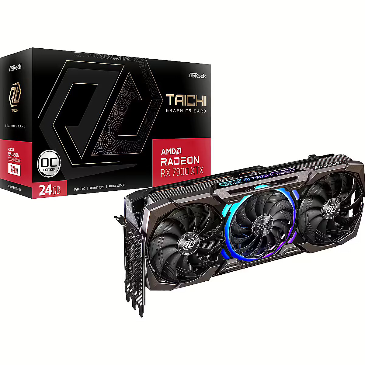 Asrock Radeon RX 7900 XTX 24GB GDDR6 Taichi OC RX7900XTX TC 24GO