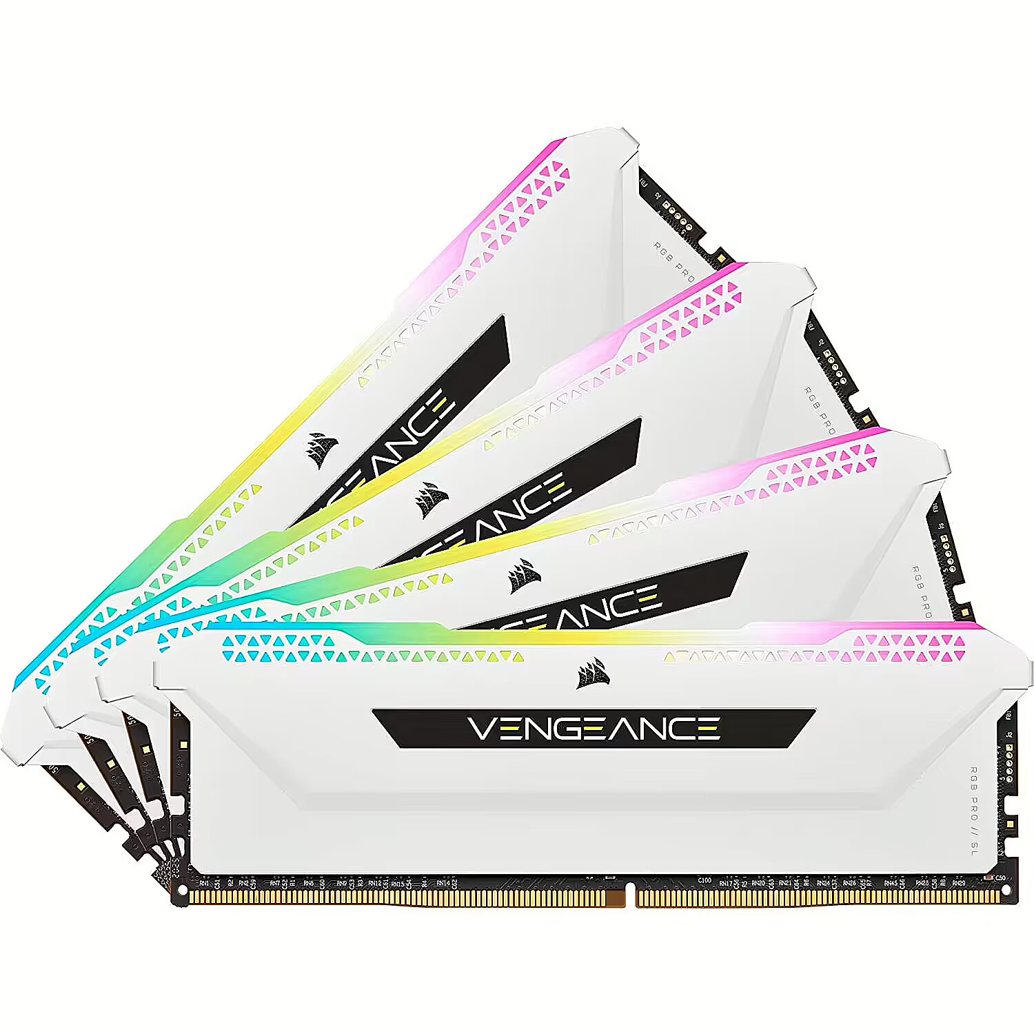 Corsair Vengeance RGB Pro SL White DDR4 64GB 3200MHz CL16 Kit of 4 CMH64GX4M4E3200C16W