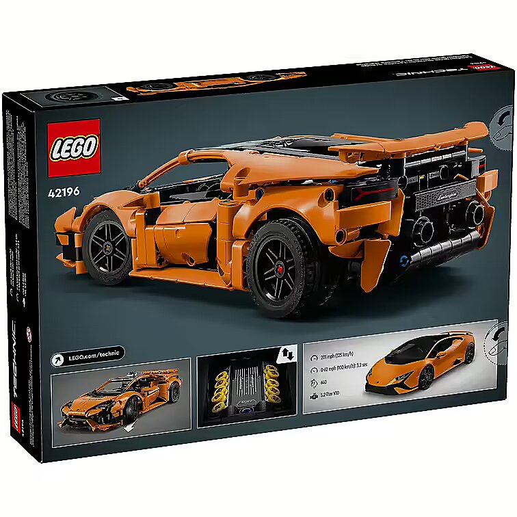 Lego Lamborghini Huracan Tecnica Orange 42196