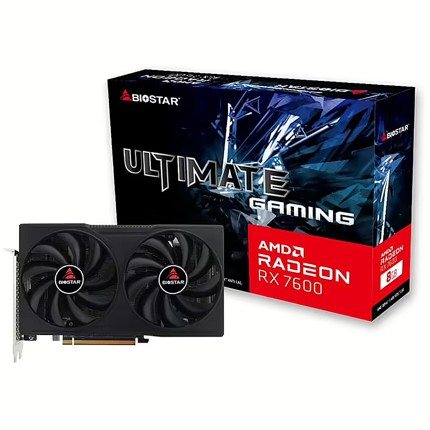 Biostar Radeon RX 7600 8GB GDDR6 Ultimate Gaming VA7606RM81