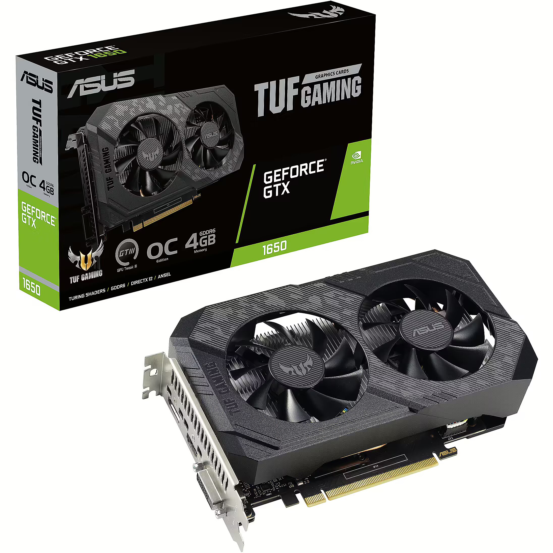 Asus GeForce GTX 1650 4GB GDDR6 TUF Gaming P OC V2