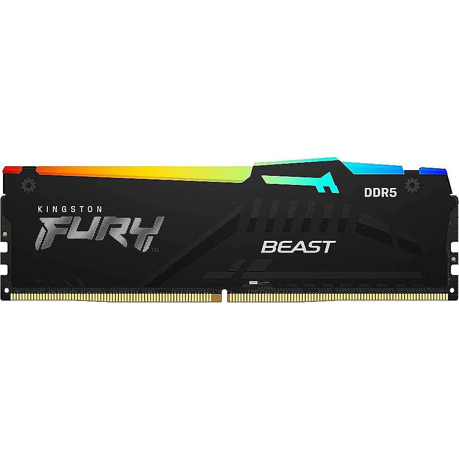 Kingston FURY Beast RGB Black DDR5 8GB 5200MHz CL40 Single Stick