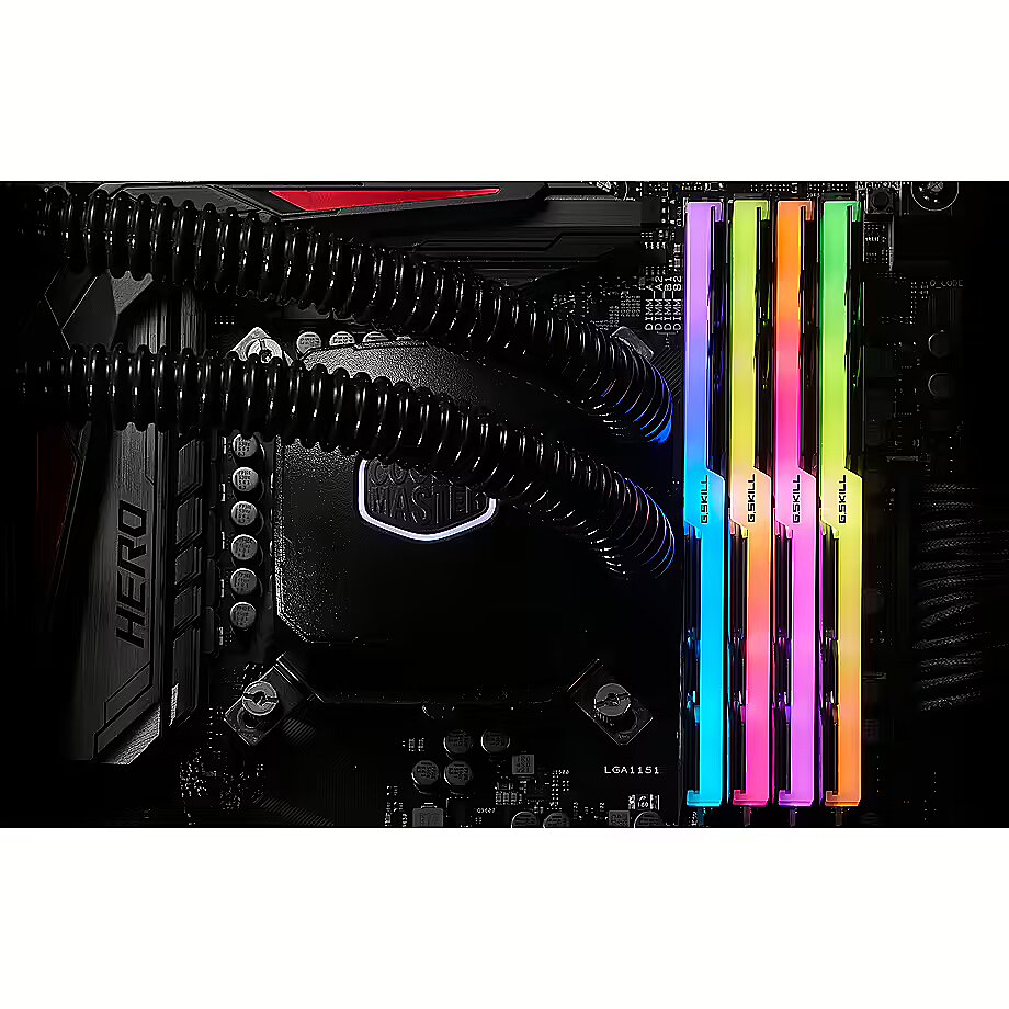 G.SKILL Trident Z RGB DDR4 64GB 3600MHz CL18 Kit of 4 F4 3600C18Q 64GTZR